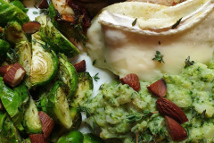 Kipfilet met brie en tijm