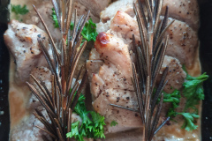 Varkenshaas met saus